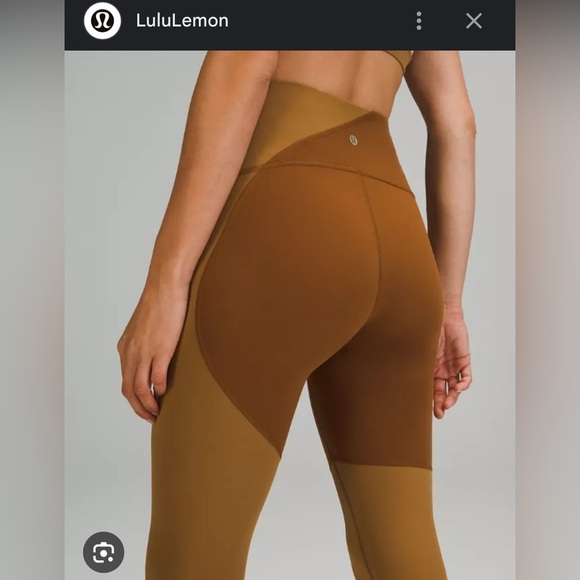 NWT LULULEMON Nulu Colour Block High-Rise Tight 25" - Picture 5 of 7